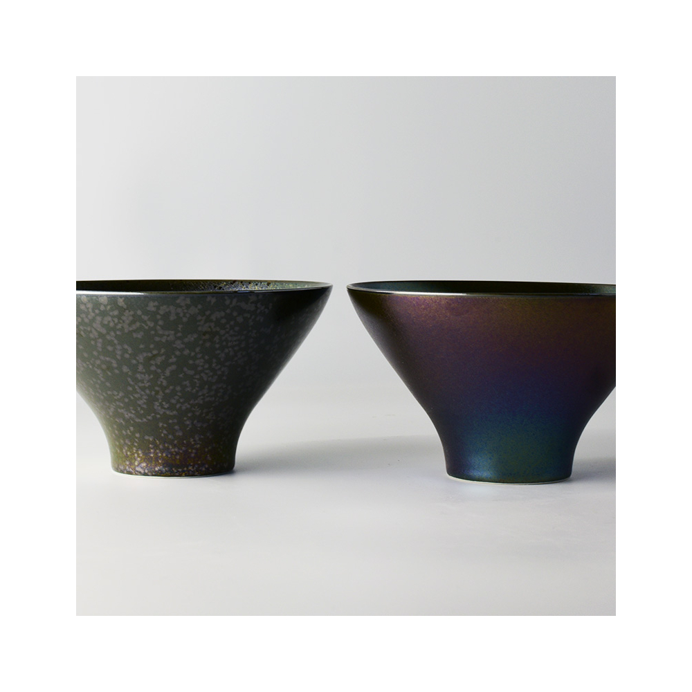 窯変黒は色幅があります